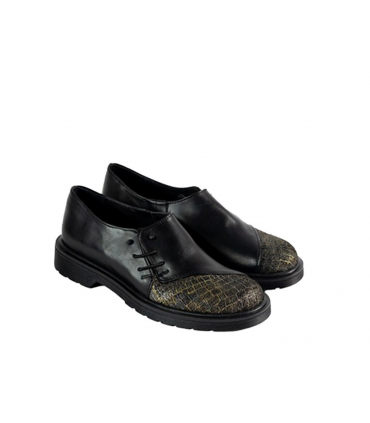 ΜΟΚΑΣΙΝΙΑ  ΜΑΥΡΟ-ΧΡΥΣΟ