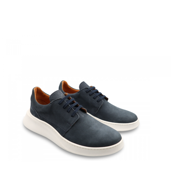 ΠΑΠΟΥΤΣΙ CASUAL ΜΠΛΕ - ΑΣΠΡΟ