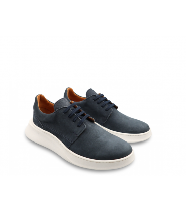 ΠΑΠΟΥΤΣΙ CASUAL ΜΠΛΕ - ΑΣΠΡΟ